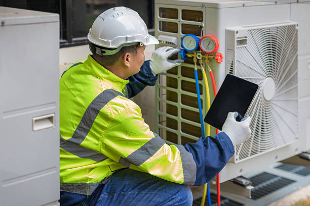 Professional Hvac technician working in Ashford, CT